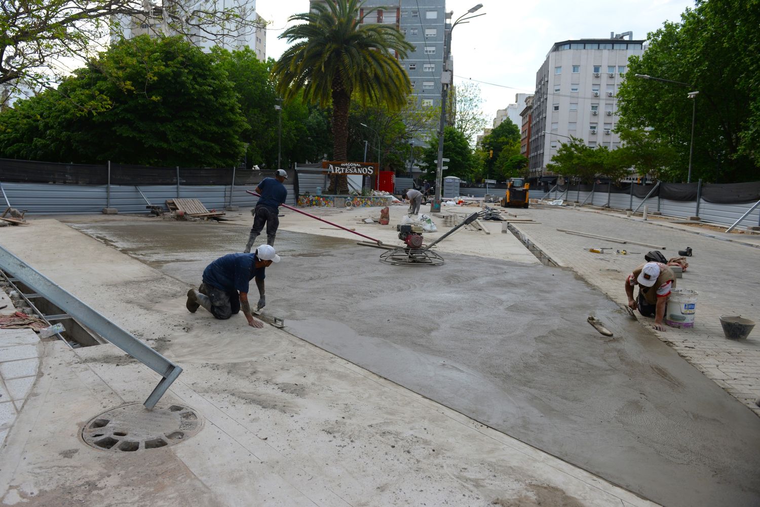 Las obras de la calle San Martín ya se encuentran en su etapa final