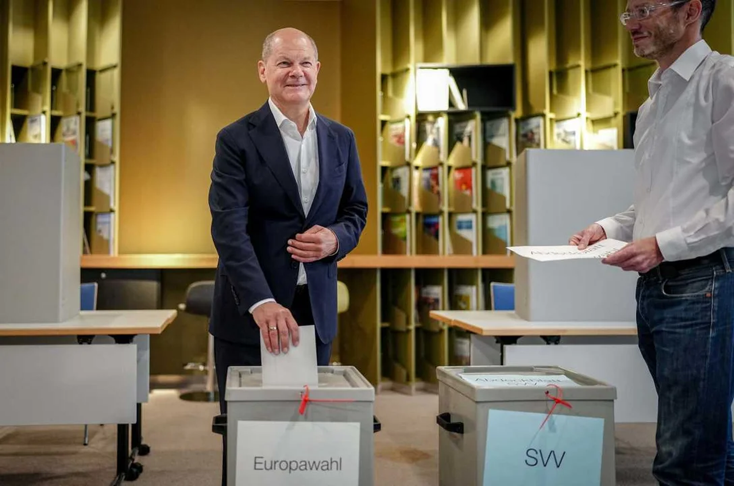 Olaf Scholz, actual canciller de Alemania, compite en estas elecciones