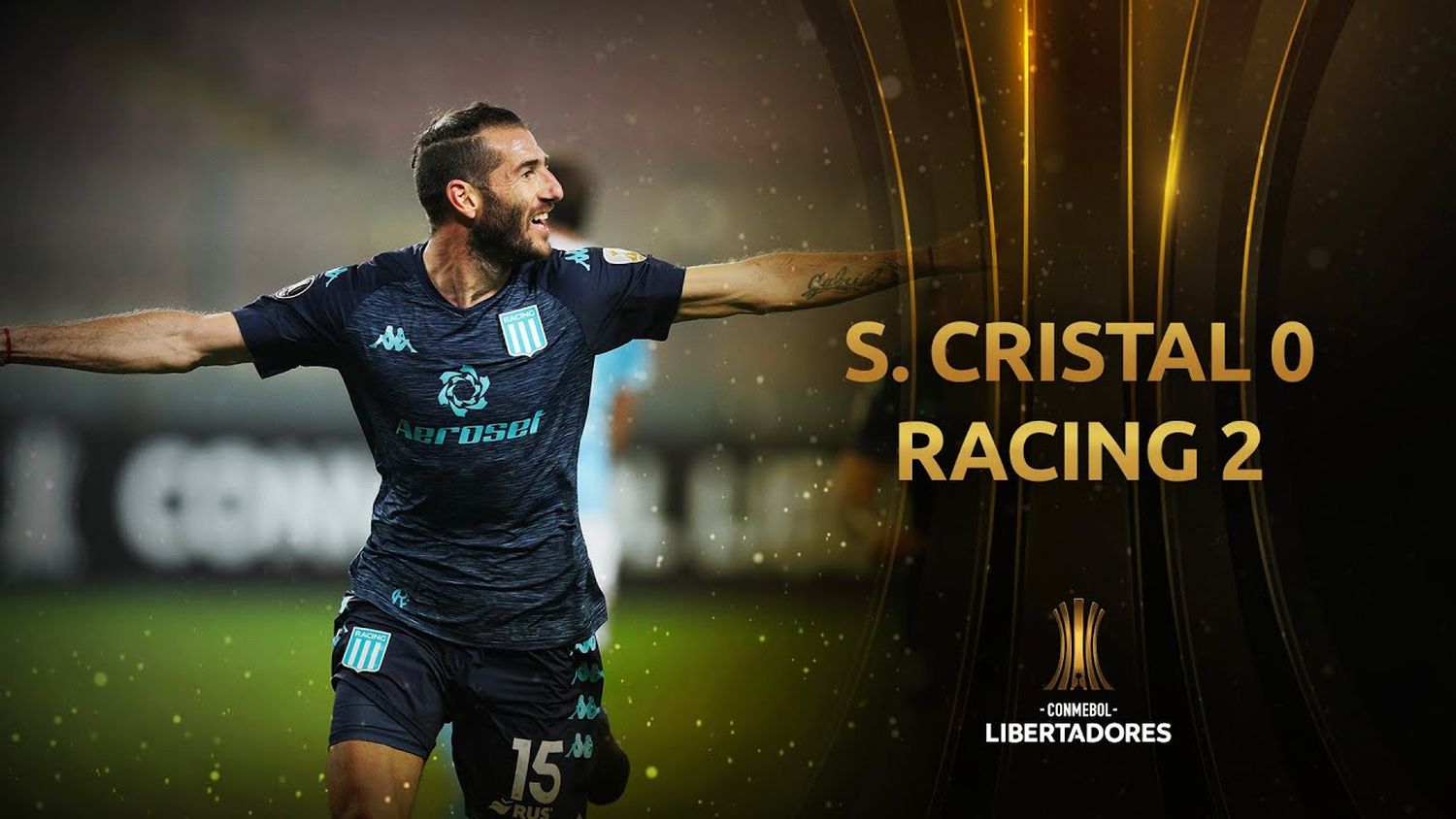 Racing le ganó a Sporting Cristal y se afirma en la  Libertadores