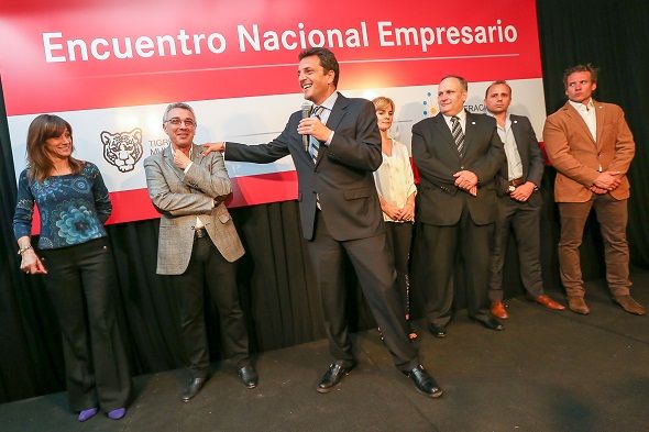 Massa quiere que el Estado defienda a las Pymes 