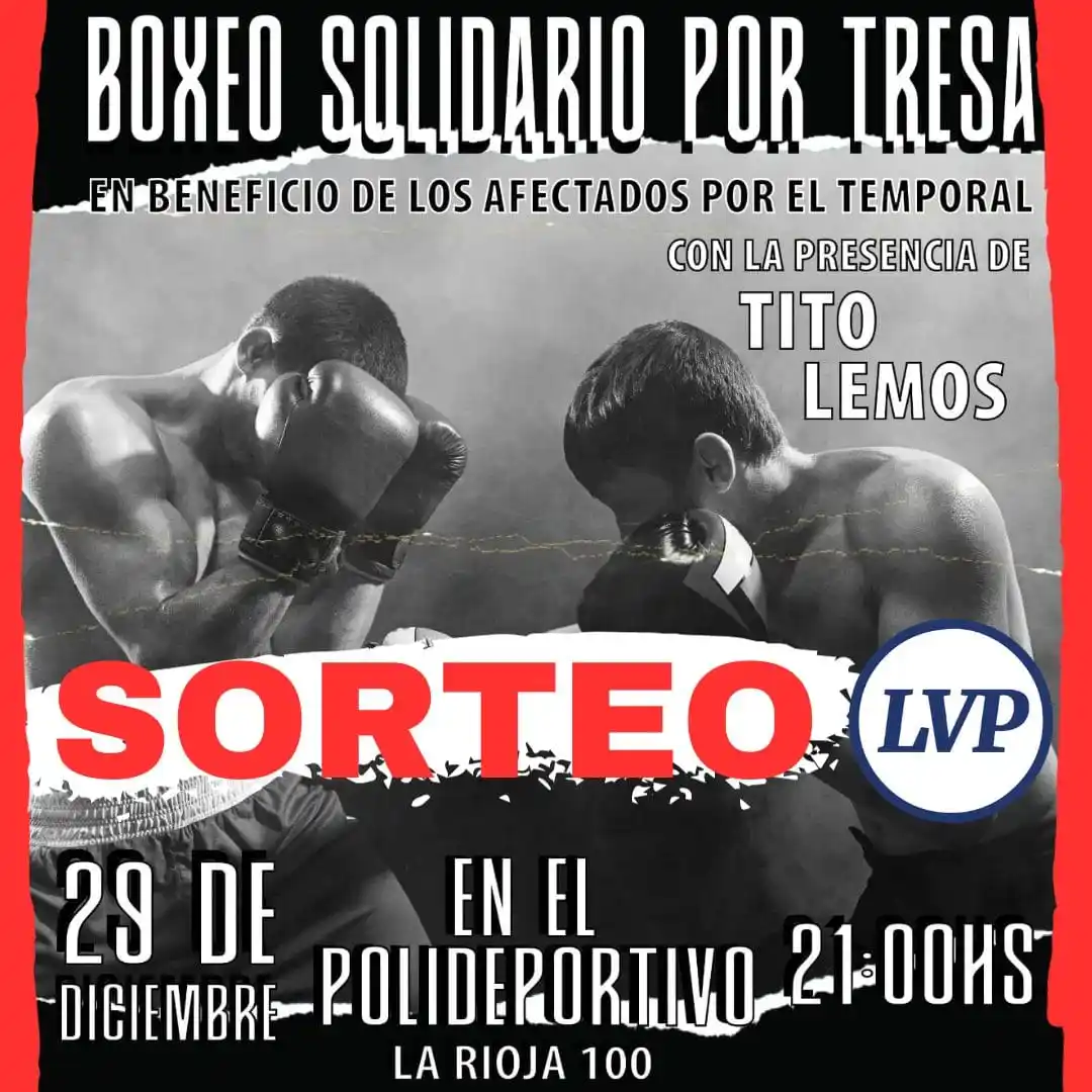 Sorteo en Instagram: podés ganar dos entradas para el festival de Boxeo Solidario