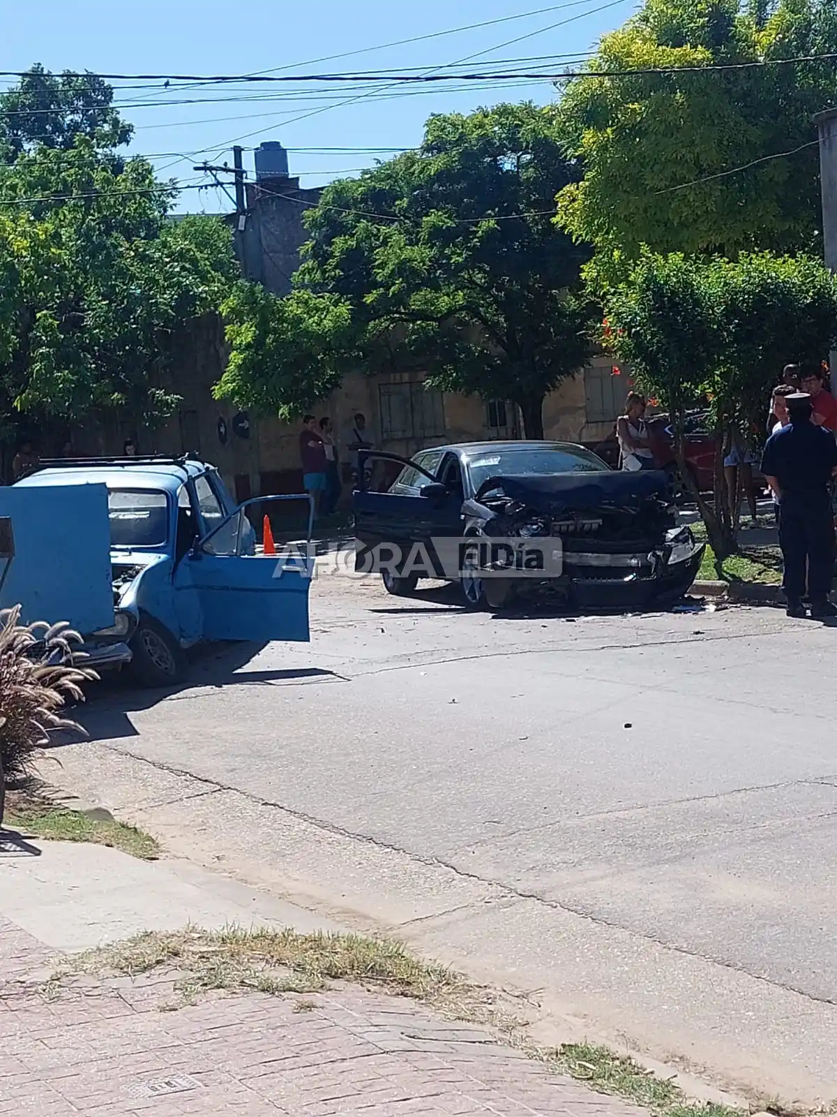 Terrible accidente en la zona de Andrade y Avenida Parque