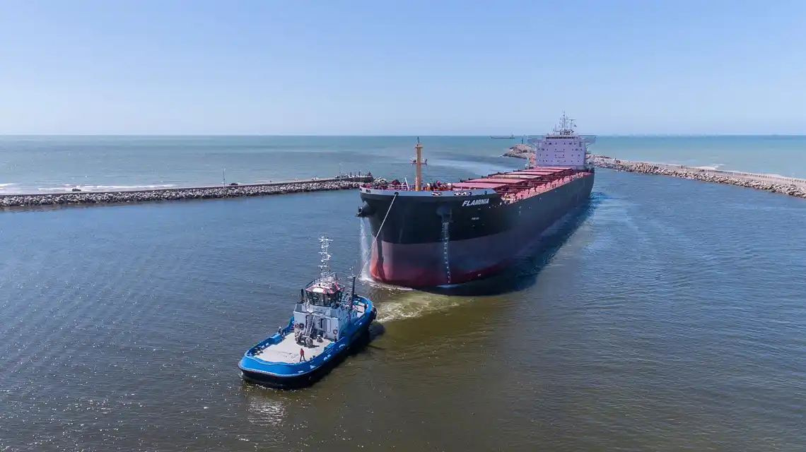 Puerto Quequén operó 2,4 millones de toneladas en el primer cuatrimestre