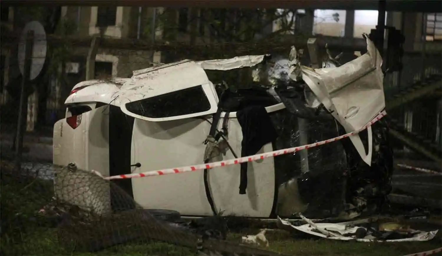 Mirá el impactante accidente a 170 km/h