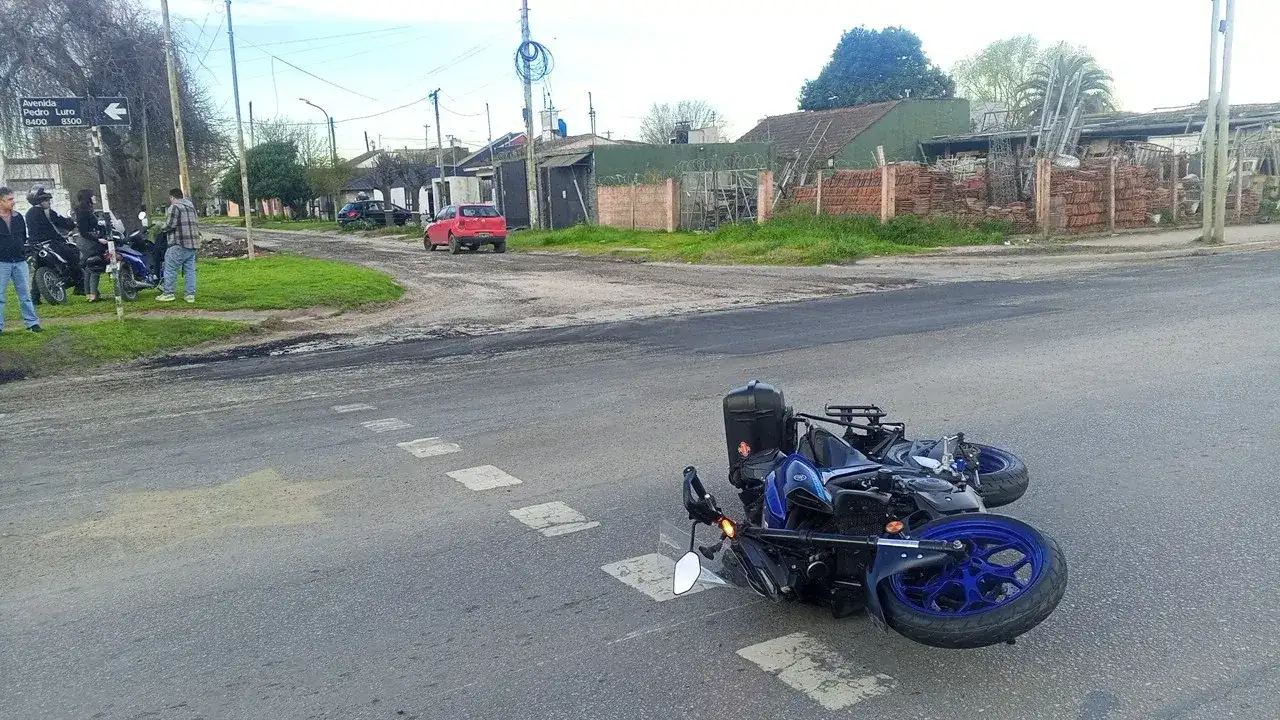 Murió el motociclista que se había accidentado en Luro y Czetz