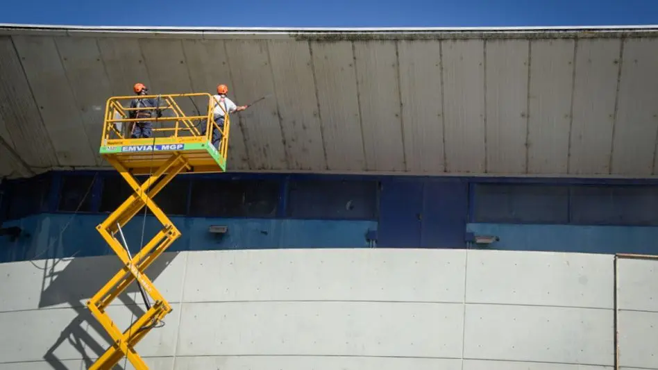 Avanzan las obras en el Parque de los Deportes