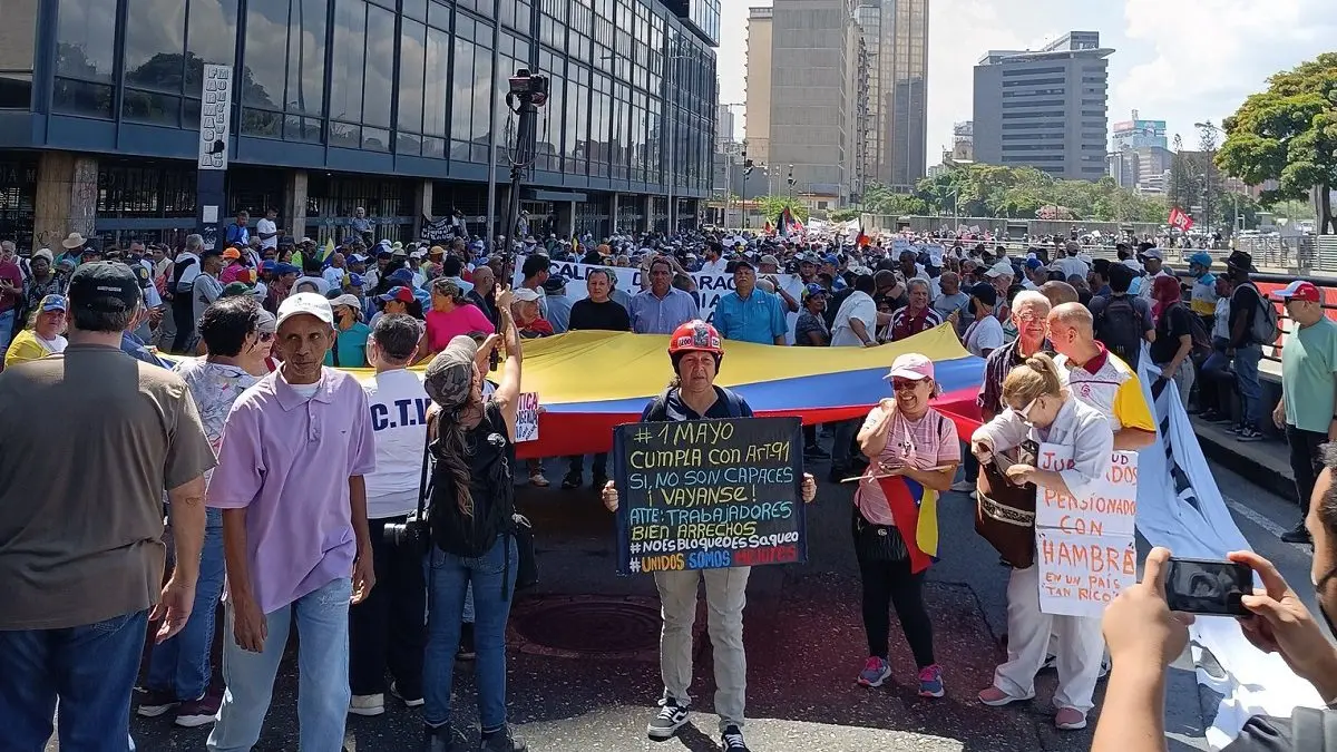 La consigna «Salarios Justos» fue el grito al unísono de los trabajadores este #01May