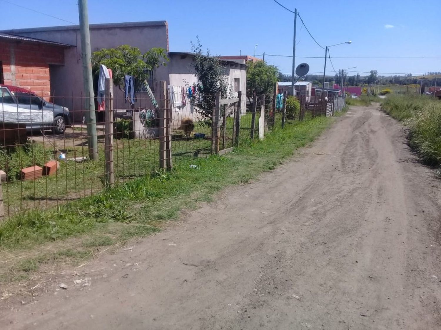 Vecinos de La Movediza reclaman la apertura de una calle y advierten la presencia de víboras