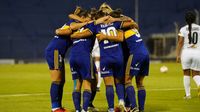 Clarisa Huber anotó en la aplastante victoria de Boca