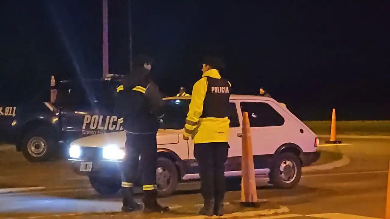 Gran operativo de alcoholemia en rutas provinciales 13 y 80S para reforzar la seguridad