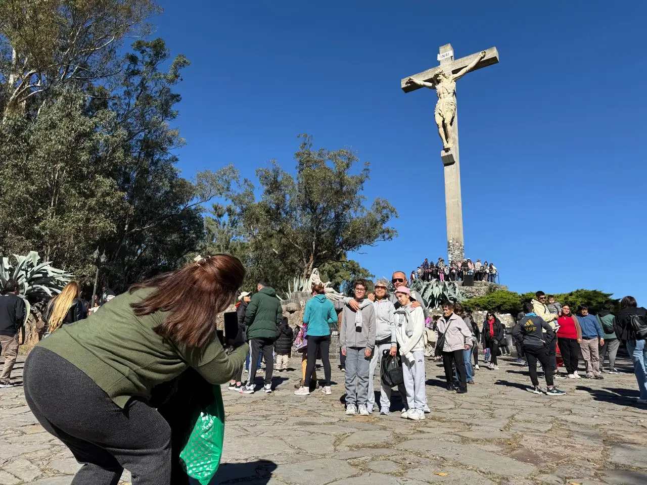 El Calvario, uno de los paseos más convocantes de Tandil durante el viernes santo.