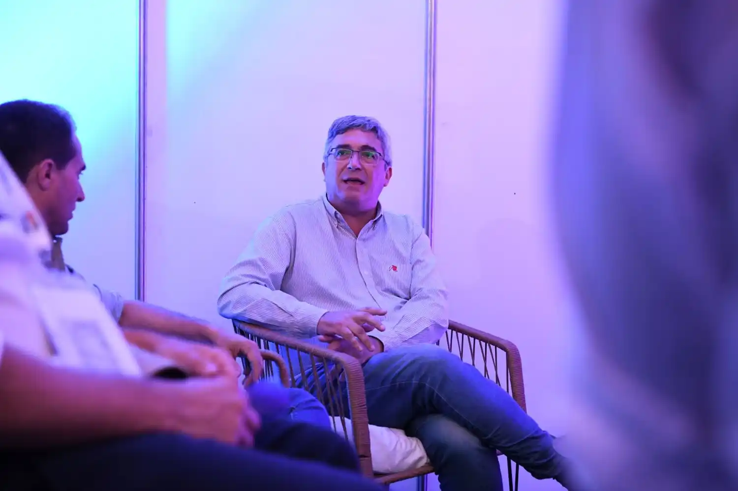 Javier Rodríguez pasó por una nueva edición de Expoagro en San Nicolás.