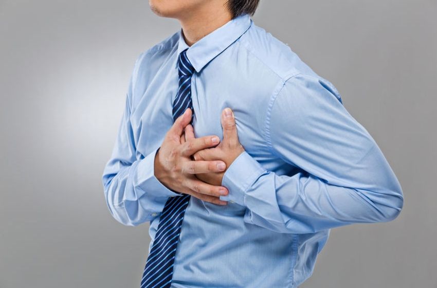 Businessman suffer from heart attack
