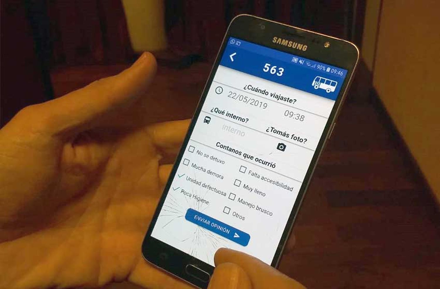 Lanzaron una aplicación para hacer reclamos de los viajes en colectivo