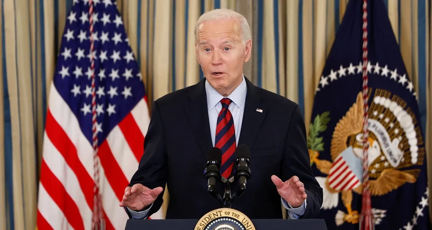 El presidente de los Estados Unidos, Joe Biden, declaró el martes que estaba en manos de Hamás aceptar o no un acuerdo de alto el fuego. Foto: Reuters