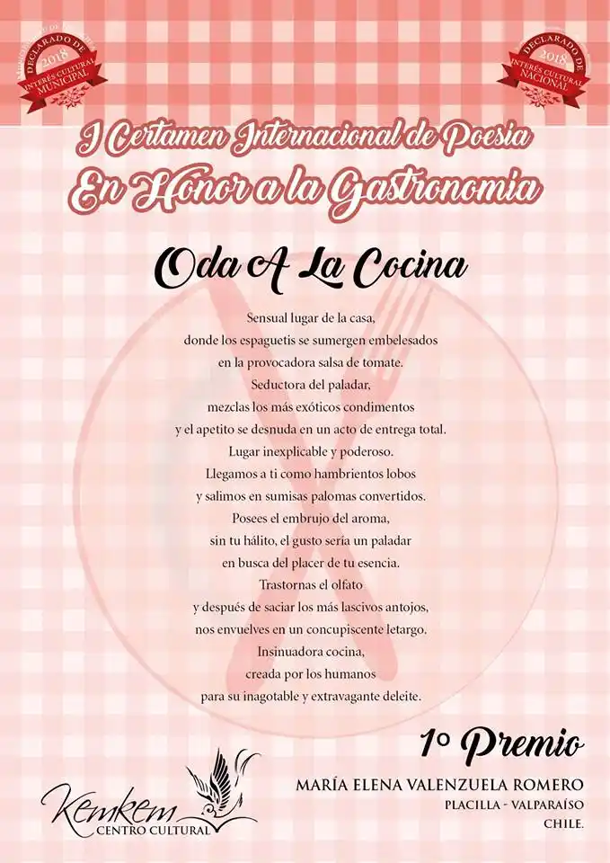 Una mexicana ganó el certamen internacional de microrrelato en honor a la gastronomía