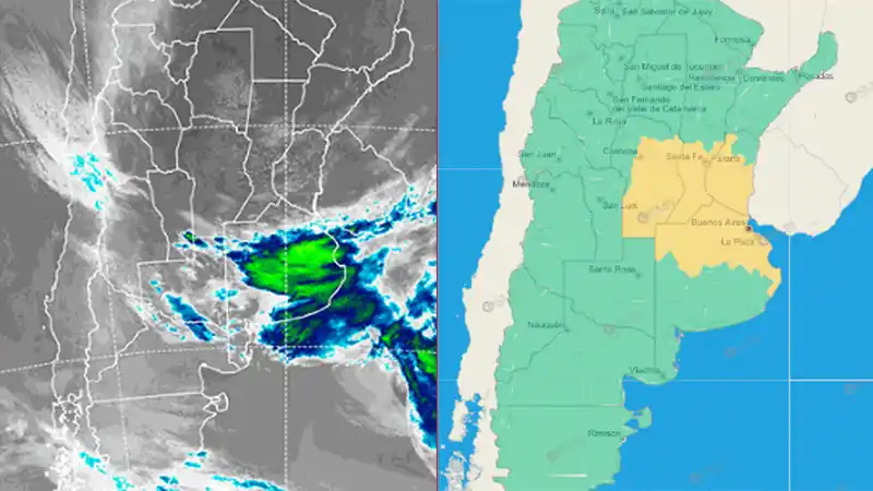 Amplían y adelantan alerta por tormentas: ¿Cuándo llega a Gualeguaychú?