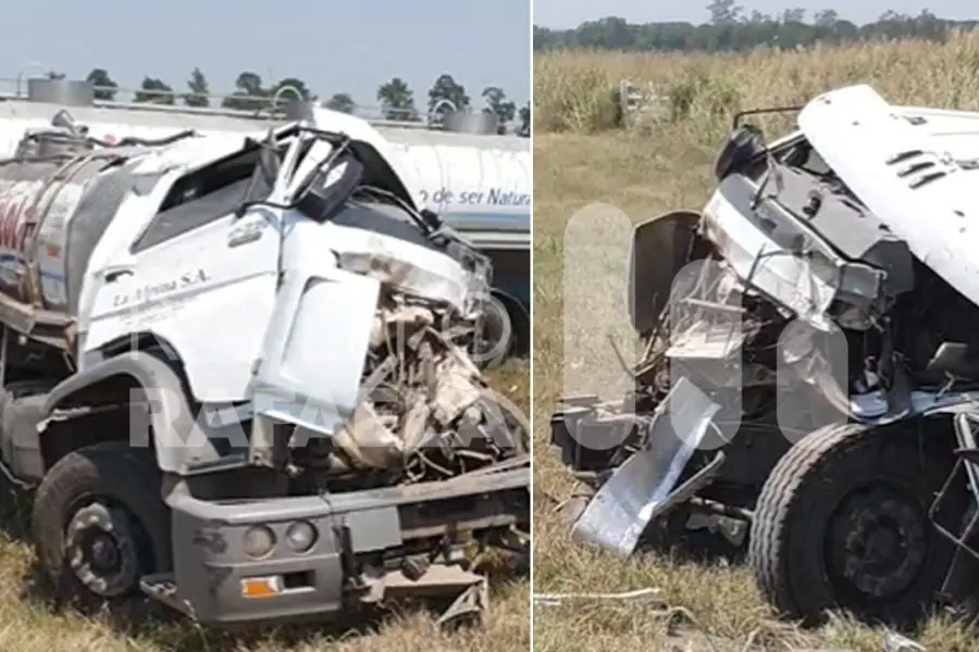Fuerte accidente en la Ruta Nacional 34: un camionero resultó gravemente herido