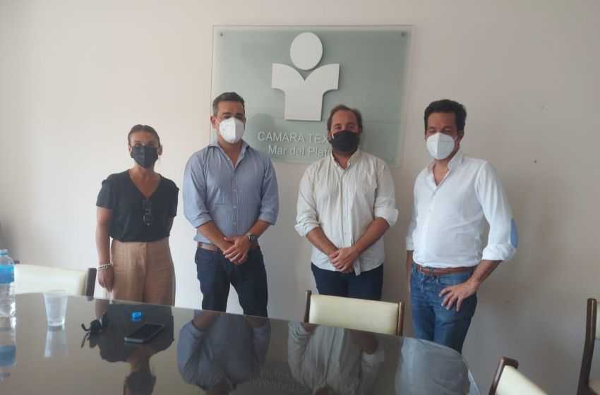La Cámara Textil de Mar del Plata se reunió con funcionarios municipales