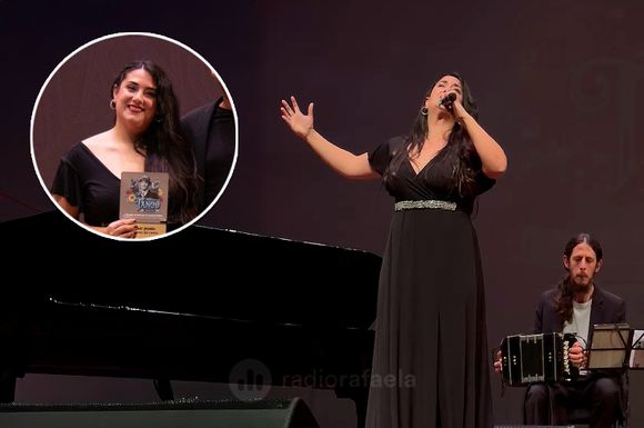 Macarena Vera, la cantante rafaelina que brilló en el Festival Internacional de Tango de Colombia