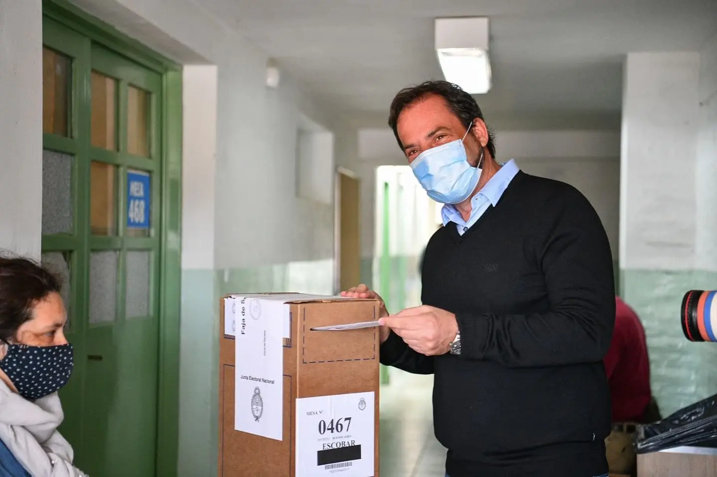 Votó Ariel Sujarchuk: "La democracia es el único camino posible"