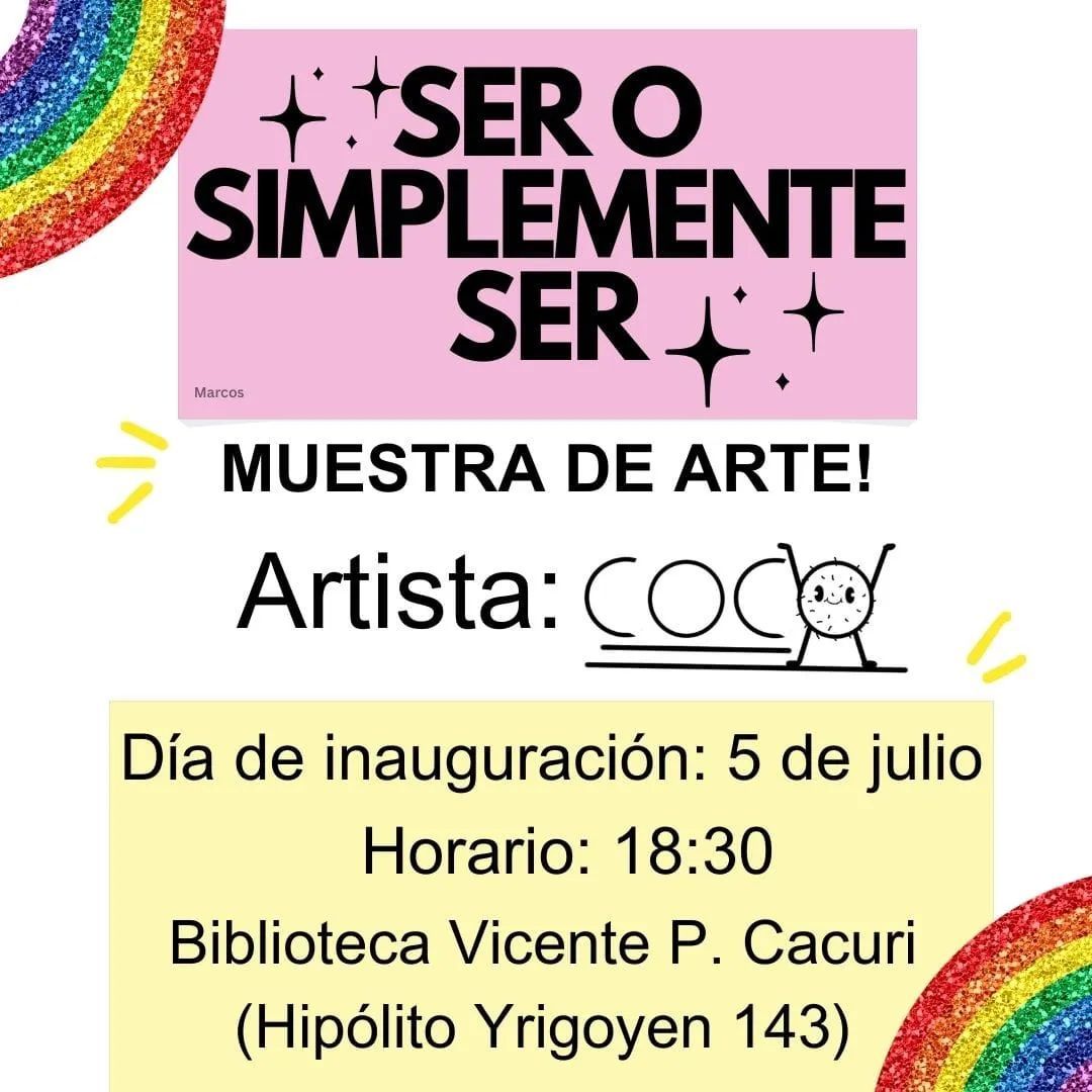 Inauguran la muestra “Ser o simplemente ser” en la Biblioteca Cacuri