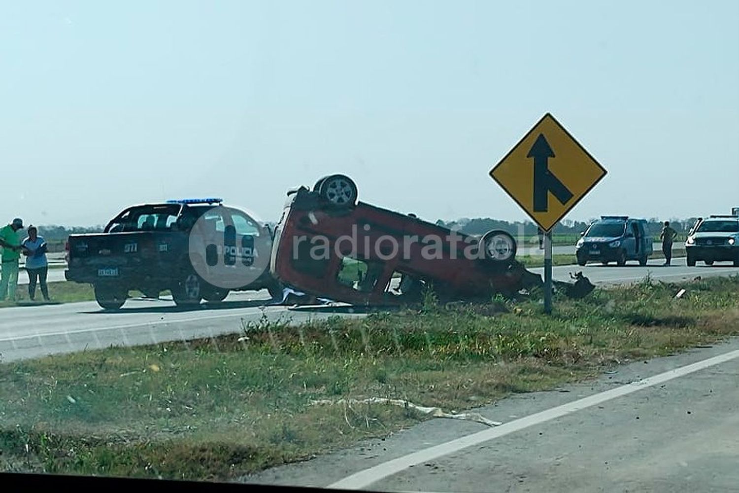 Un fallecido y dos heridos en un fuerte accidente en la Ruta Nacional 34