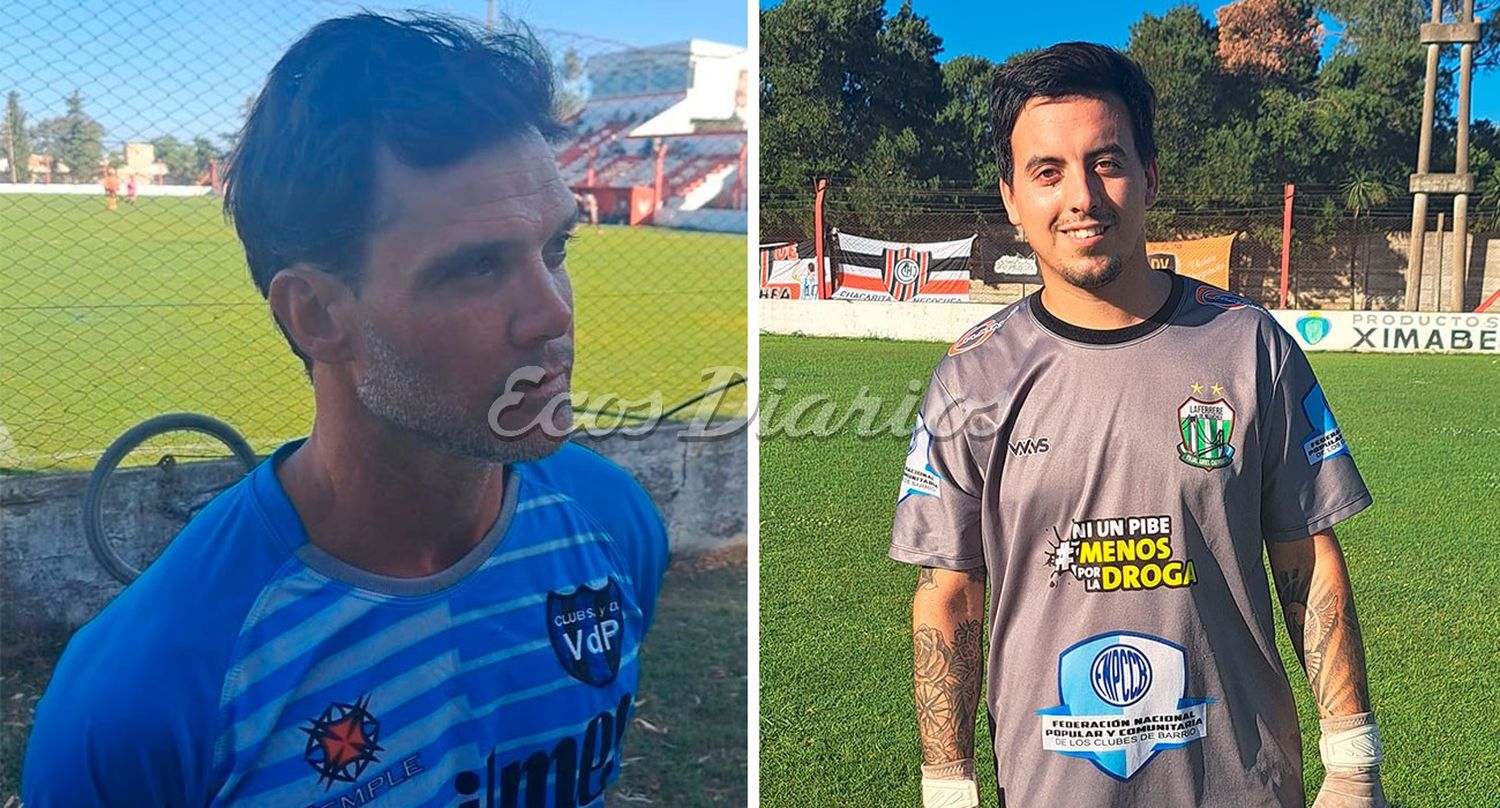 Damián Ferrero y Jonathan Gaytan, arqueros del partido solidario