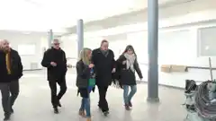 Lunghi recorrió el nuevo edicifio de ATAD y destacó  la importancia de la obra 