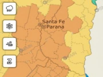 Renovaron alerta por lluvias y tormentas para este viernes