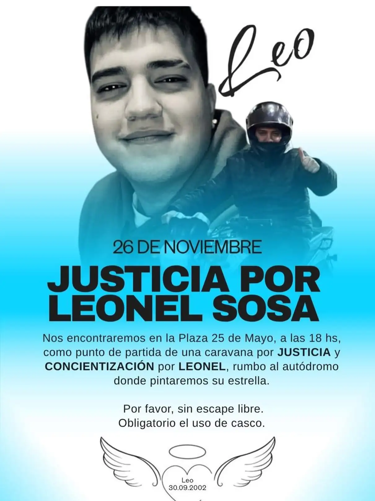 caravana justicia leonel sosa - 2