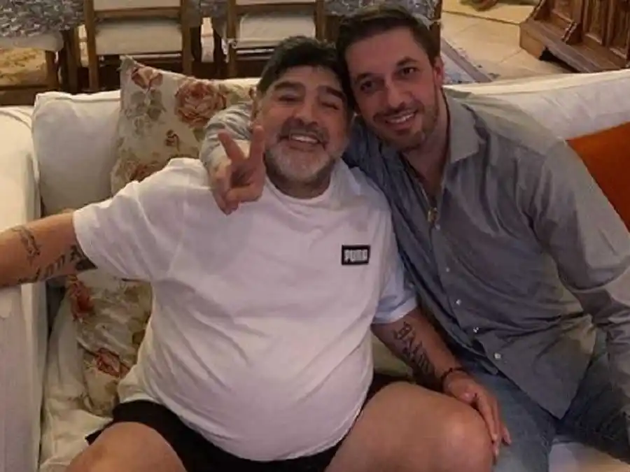 Diego Maradona y Matías Morla.