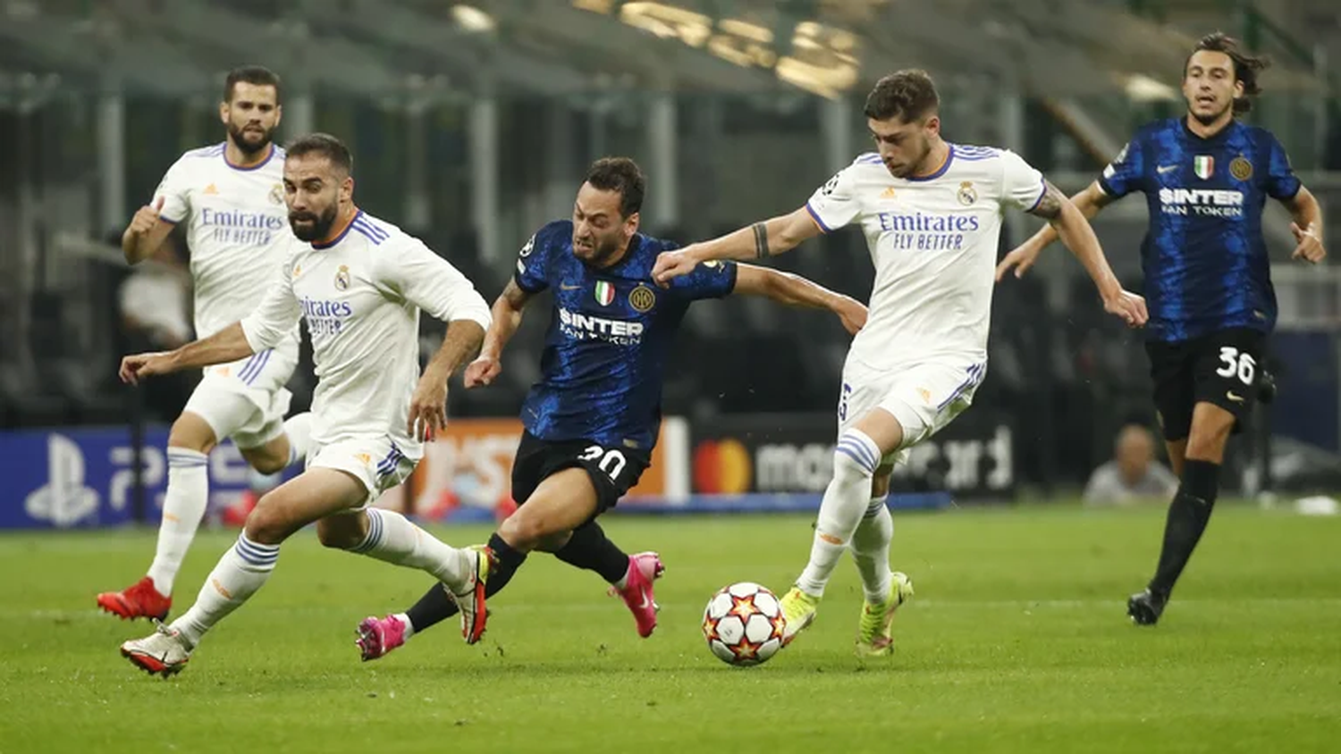 Real Madrid vs Inter: partidazo en el Santiago Bernabéu