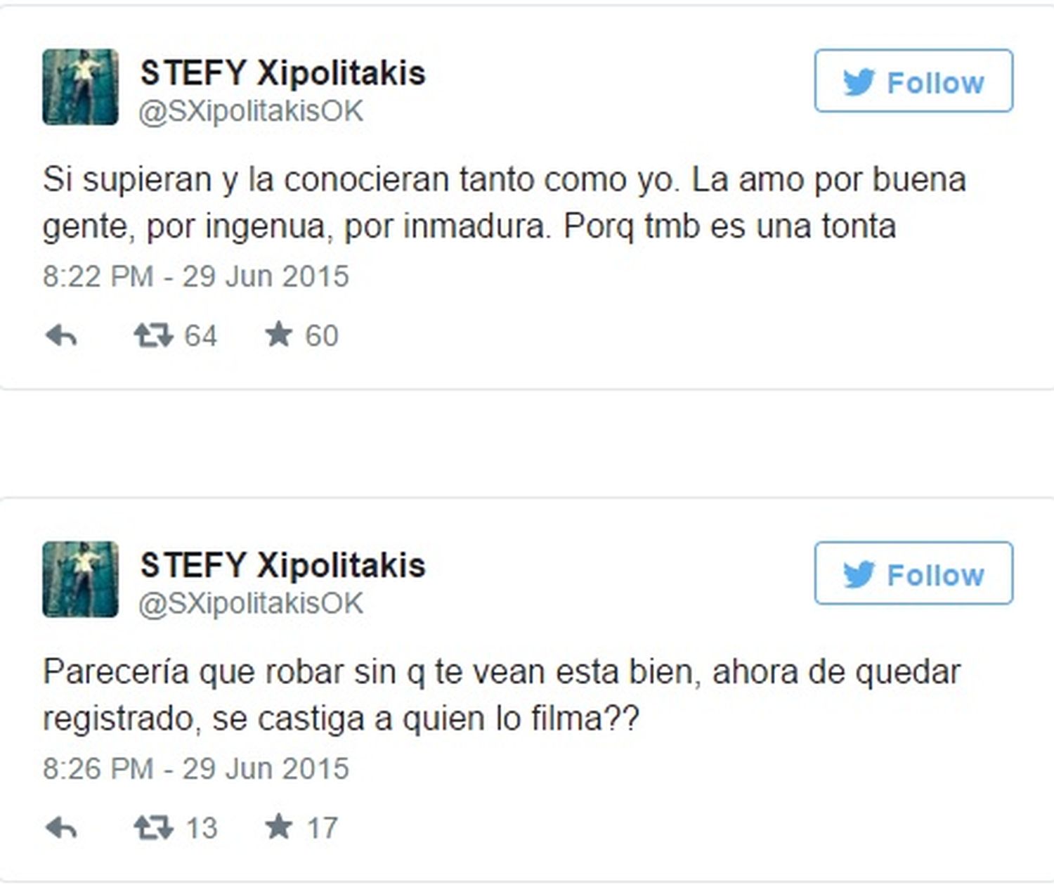 Stefi Xipolitakis: "Vicky es como una nena de 5 años"