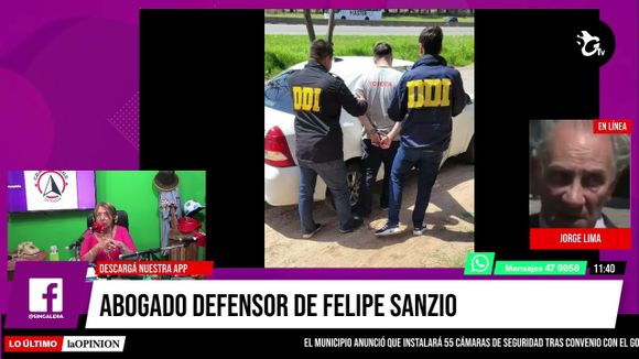 El abogado de Felipe Sanzio sostuvo su inocencia: “De ninguna manera pudo haber participado”