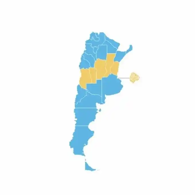Así quedó el mapa de resultados en todo el país