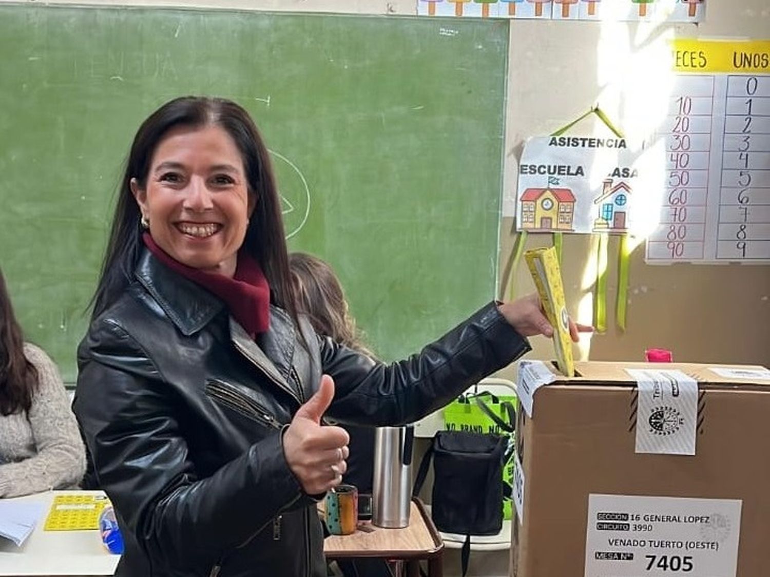 La candidata de LLA se llevó el tercer lugar en la elección venadense. Foto: FM Dale