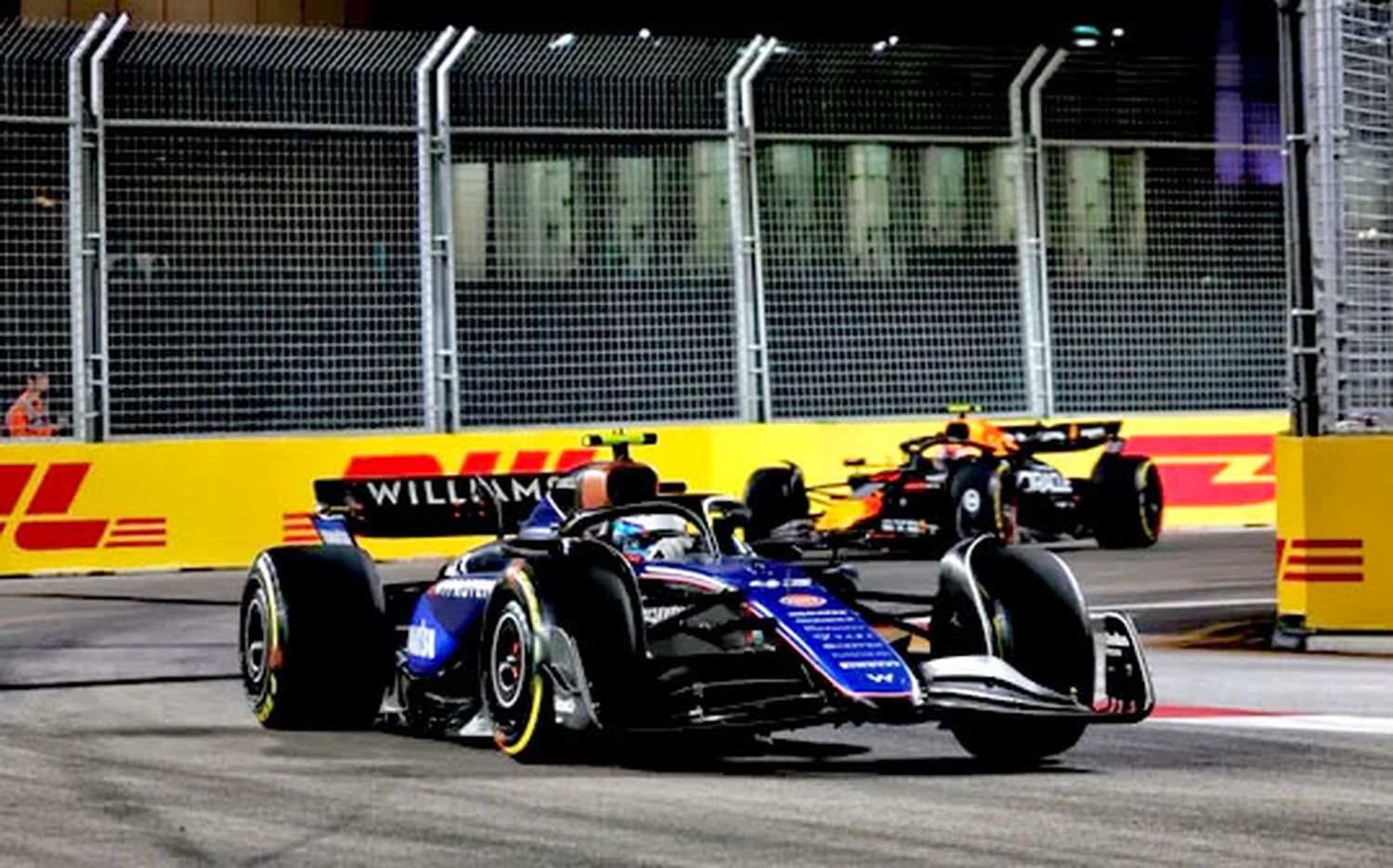 Colapinto se prepara para el GP de Estados Unidos.