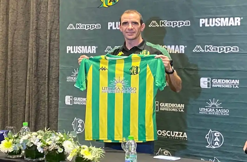 Somoza en Aldosivi: "El plantel que tenemos puede dar mucho más, esto recién arranca"