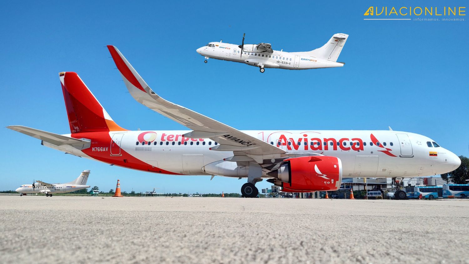 Easyfly y Avianca amplían su acuerdo de código compartido