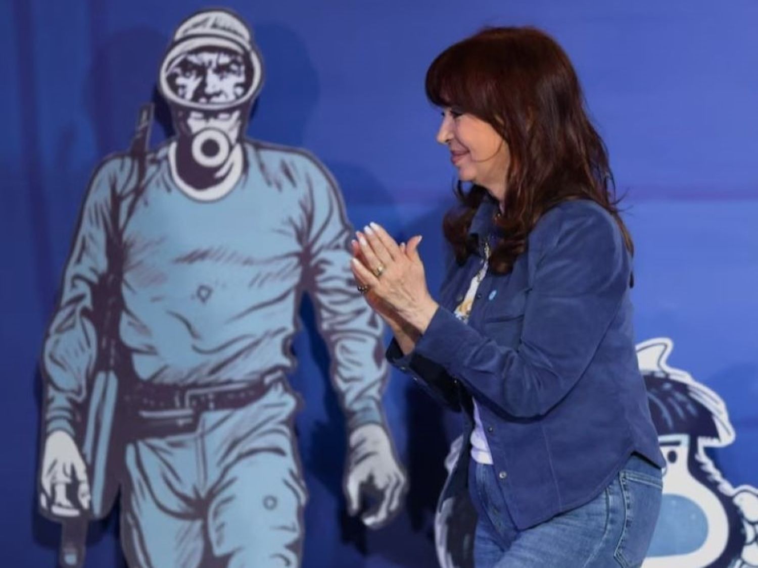 Cristina Fernández en Retiro