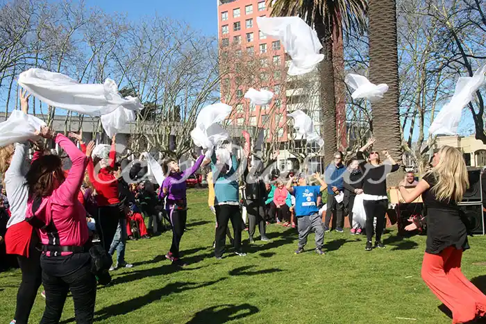 Los jubilados compartieron una tarde de deportes y recreación