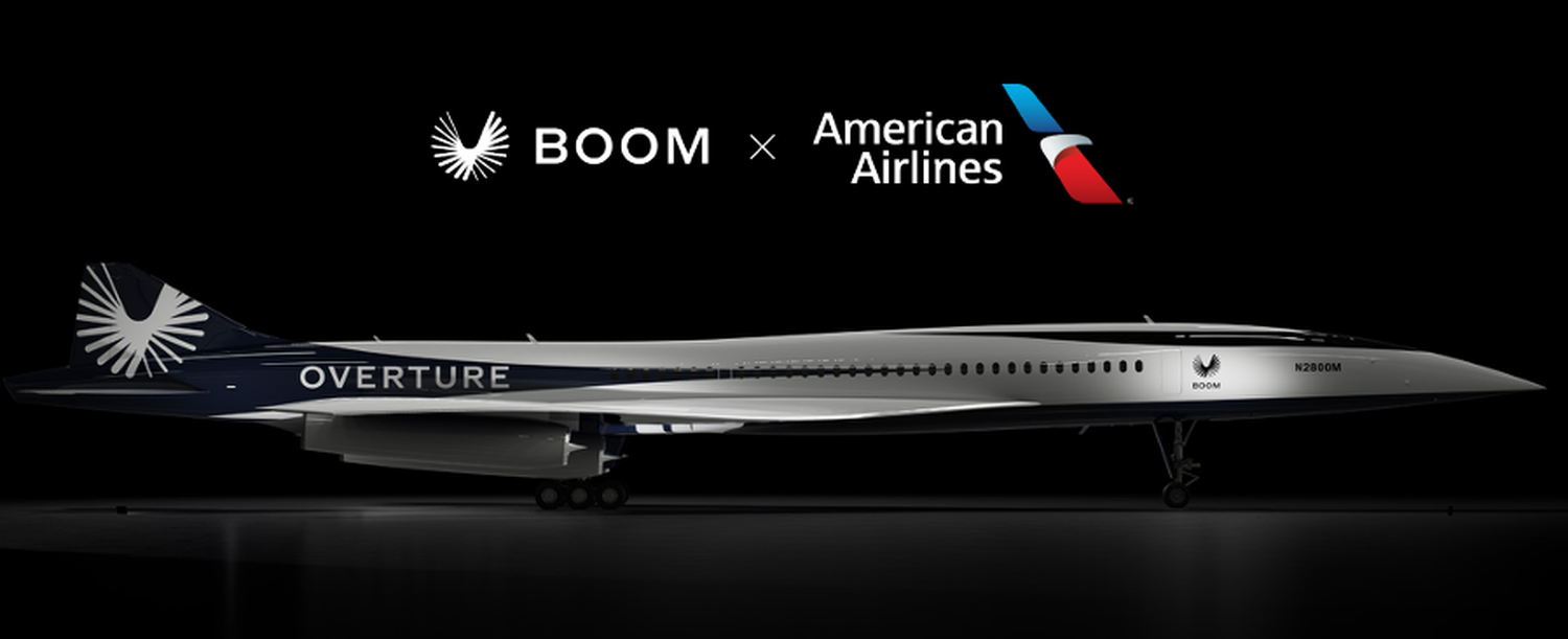 American Airlines apuesta al vuelo supersónico y firma por 20 Boom Overture