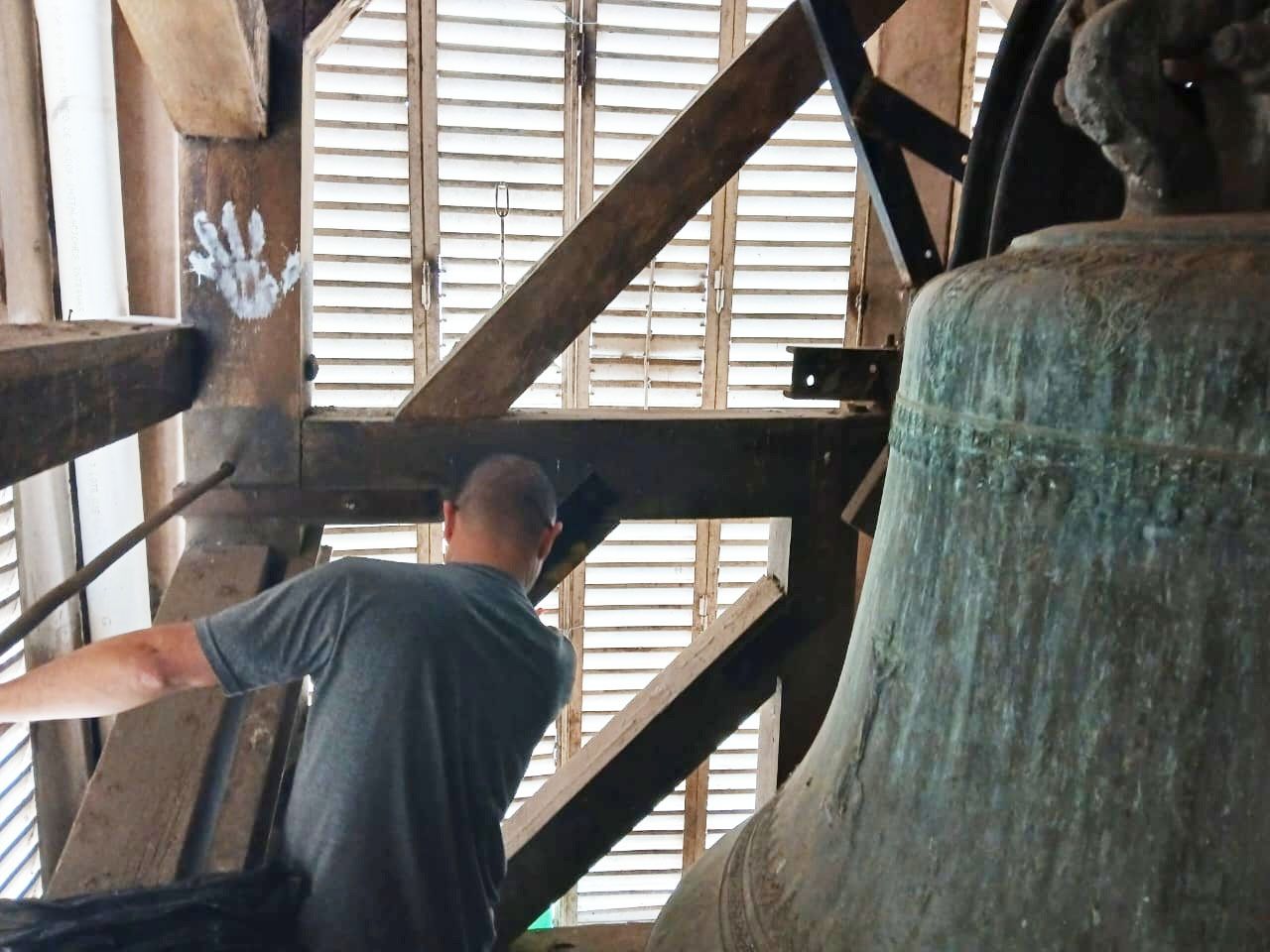 Las campanas de la Catedral San Antonio de Padua de Concordia vuelven a sonar con más fuerza