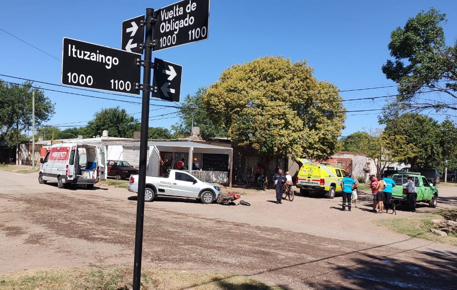 Venado Tuerto: dos accidentes con minutos de diferencia en la tarde de este lunes