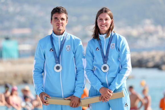 Histórico: La sampedrina Eugenia Bosco logró la medalla de plata en yachting junto a Mateo Majdalani en París 2024