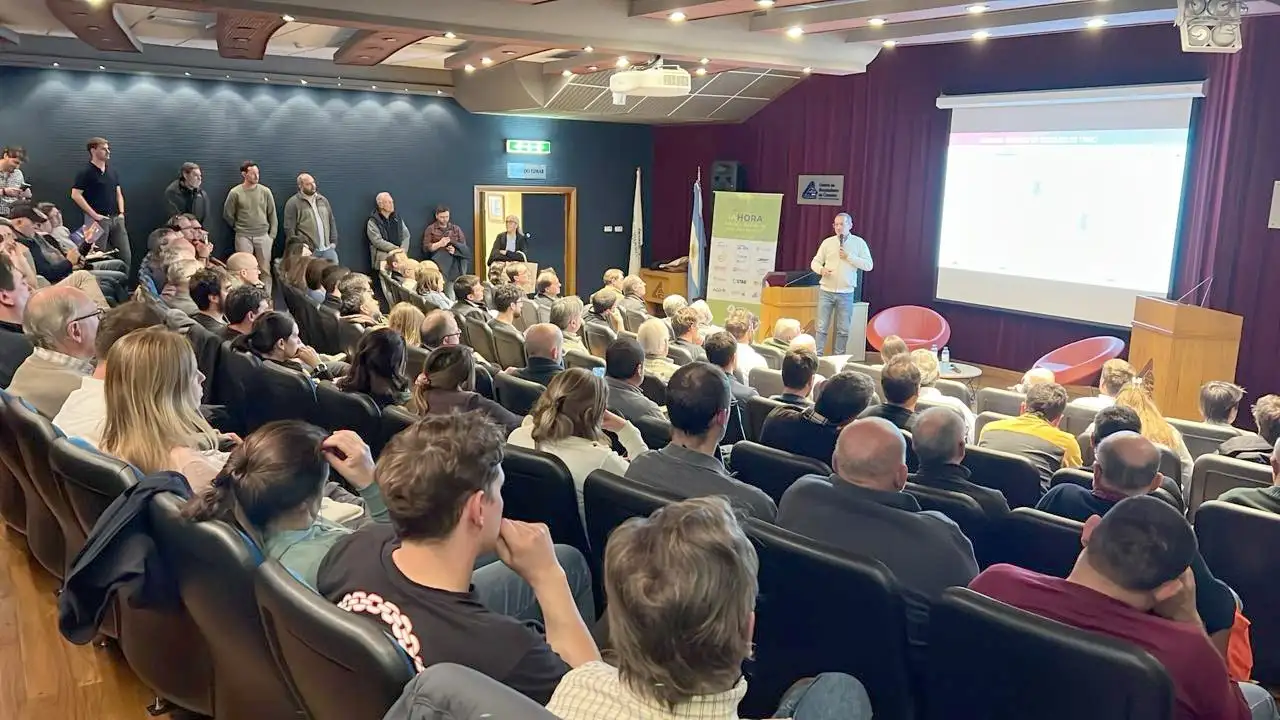 Mucho público. Participó del evento propuesto por la entidad del agro