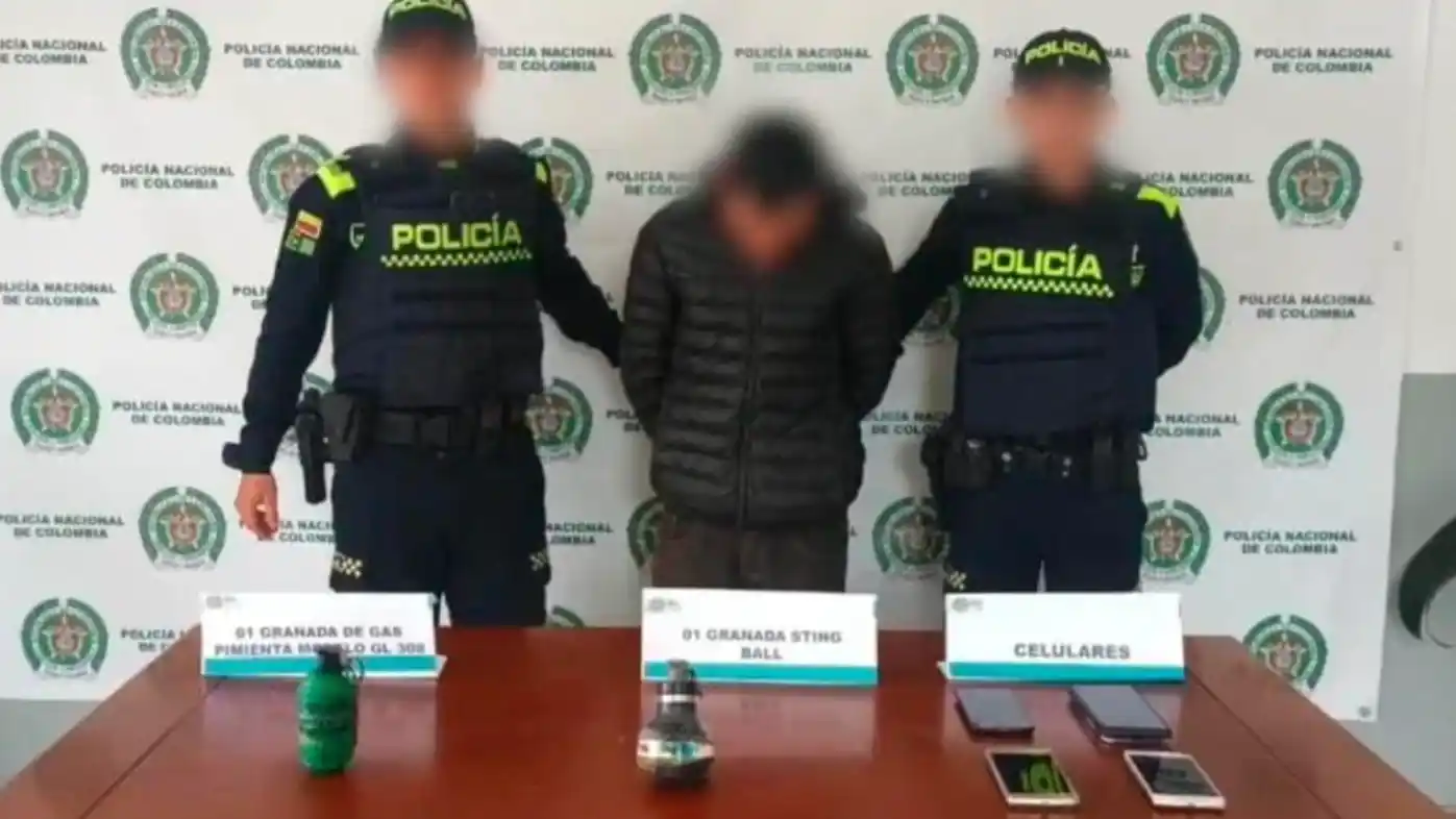 Fotografía Policía de Colombia.