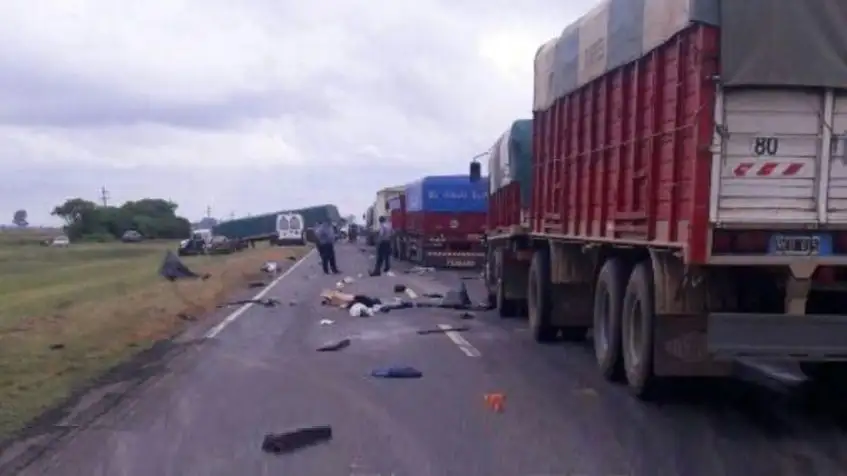 Tragedia en la ruta 34: cinco muertos por un choque frontal