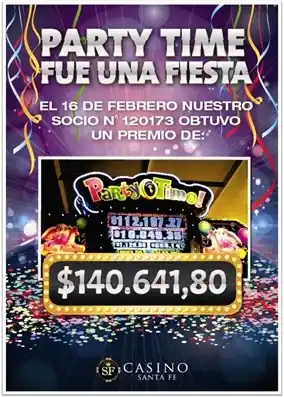 Casino Santa Fe continúa premiando